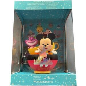 Mickey Teacup Vinyl Figure 50th Anniversary by Jerrod Maruyama Artist SEALED